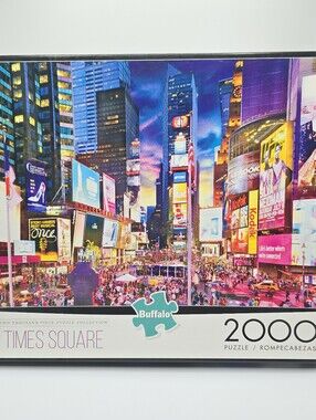 Times Square 2000 Piece Jigsaw Puzzle (New/Sealed) Buffalo Games